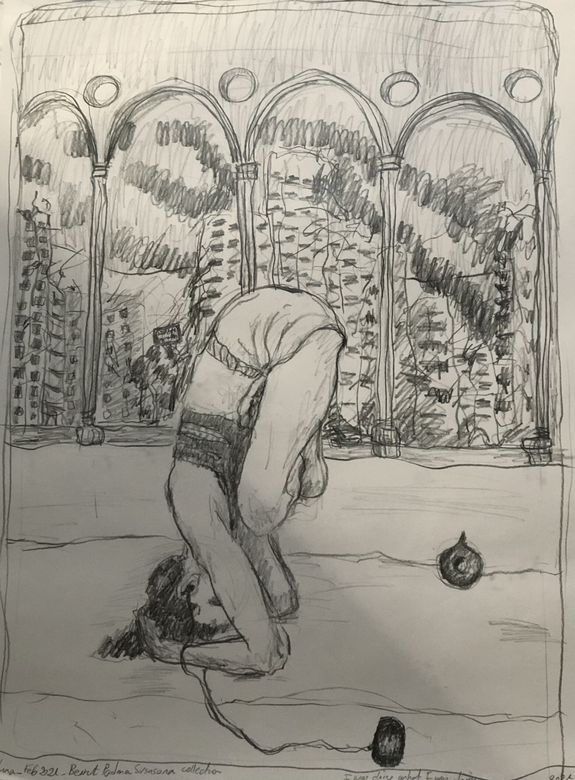 Baddha Sirsasana 2